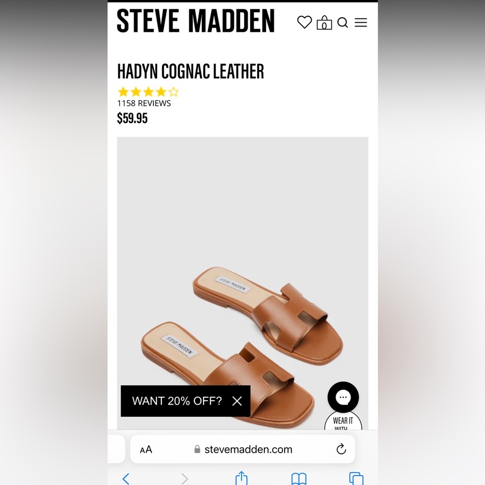 Steve Madden H sandals